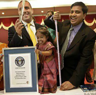 RARE-HONOUR-to-have-measured-and-treated-Jyoti-amge-world’s-shortest-female-for-Guiness-world-records