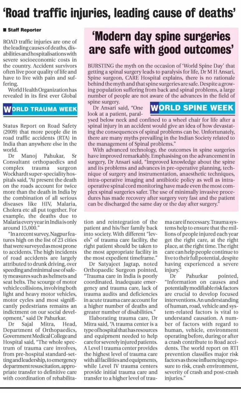 Road Traffic Injuries, Leading Cause Of Death’